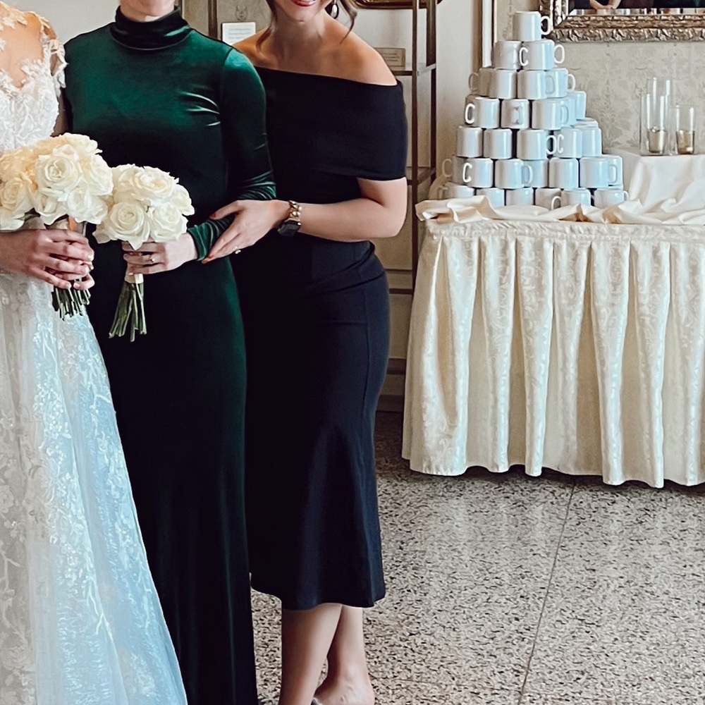 Michael Lo Sordo Off-The-Shoulder Long Dress - Picture 5 of 5